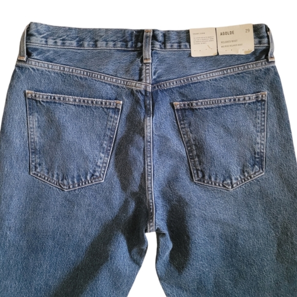 NWT Agolde Relaxed boot cut jeans,mid-rise,in Sphere,29‎ - Picture 15 of 15